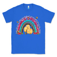 True Royal easter flowers and butterfly with chicks rainbow Classic Tee - Artiststas