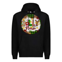 Black Christmas Jolly Nurse Premium Hoodie - Artiststas