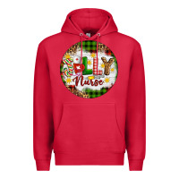 Cardinal Christmas Jolly Nurse Premium Hoodie - Artiststas