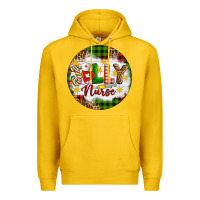 Lemon Christmas Jolly Nurse Premium Hoodie - Artiststas