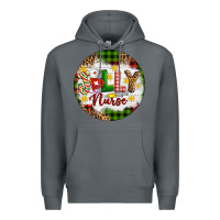 Rock Christmas Jolly Nurse Premium Hoodie - Artiststas