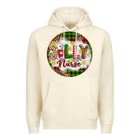 Sandshell Christmas Jolly Nurse Premium Hoodie - Artiststas