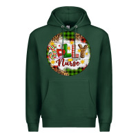 Sports Green Christmas Jolly Nurse Premium Hoodie - Artiststas