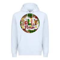 White Christmas Jolly Nurse Premium Hoodie - Artiststas