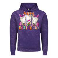 Cloud Purple Happy Easter Vintage Hoodie - CowhideDigitalArt