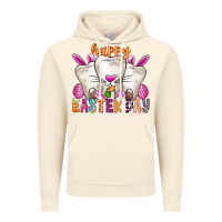Vintage Artic Happy Easter Vintage Hoodie - CowhideDigitalArt