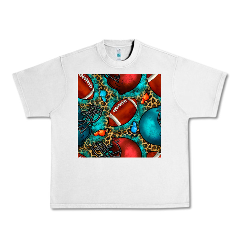 American Football Helmet With Leopard And Gemstone Urban Heavy Tee by BundleAndBundleShop | Teevron