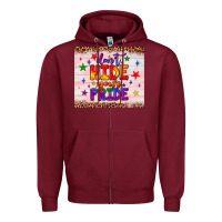 Burgundy don't hide your pride tumbler Zipper Hoodie - JahusDesignShop