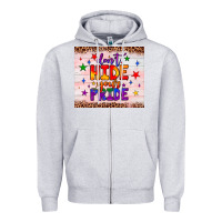 Heather Grey don't hide your pride tumbler Zipper Hoodie - JahusDesignShop