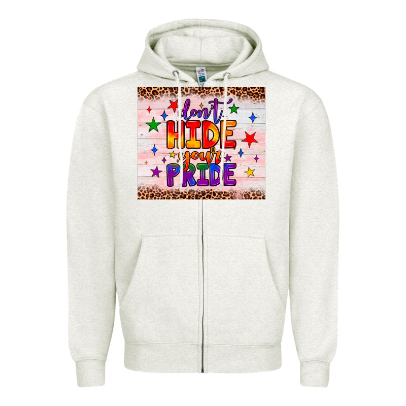 Don't Hide Your Pride Tumbler Zipper Hoodie by JahusDesignShop | Teevron