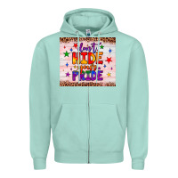 Seafoam don't hide your pride tumbler Zipper Hoodie - JahusDesignShop