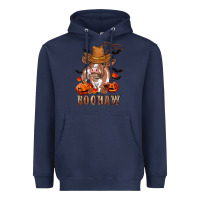 Navy Boohaw Heifer Heavyweight Hoodie - RanaPortraitStore
