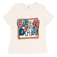 Bone 4th of July grandma with lightning bolt Ladies Tee - FaDigitalArtStudio