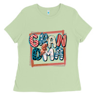 Matcha 4th of July grandma with lightning bolt Ladies Tee - FaDigitalArtStudio