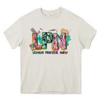 Cream licensed practical nurse Heavy Core Tee - CowGirlArtShop