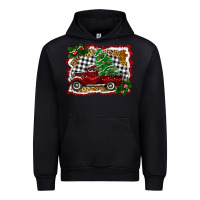 Black Christmas Truck With Christmas Tree Urban Hoodie - RanaPortraitStore