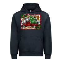 Navy Christmas Truck With Christmas Tree Urban Hoodie - RanaPortraitStore
