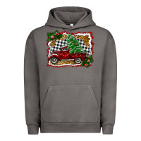 Pigment Tornado Christmas Truck With Christmas Tree Urban Hoodie - RanaPortraitStore