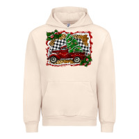 Sandshell Christmas Truck With Christmas Tree Urban Hoodie - RanaPortraitStore