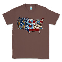 Chestnut usa american flag background Classic Tee - Jasminsmagicworld