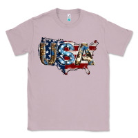 Lilac usa american flag background Classic Tee - Jasminsmagicworld