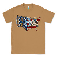 Toasted Coconut usa american flag background Classic Tee - Jasminsmagicworld