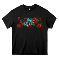 Black viva mexico long live mexico Heavy Core Tee - Jasminsmagicworld