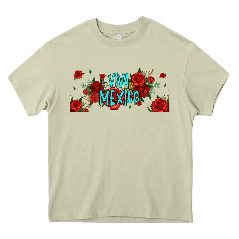 Viva Mexico Long Live Mexico Heavy Core Tee by Jasminsmagicworld | Teevron