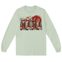 Matcha football mama Long Sleeve Tee - CowhideDigitalArt