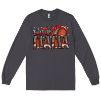 Smoke football mama Long Sleeve Tee - CowhideDigitalArt