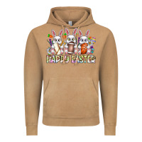 Vintage Camel Happy Easter Spot Rabbit Vintage Hoodie - CowhideDigitalArt