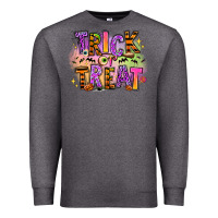 Charcoal Heather Trick or treat Premium Sweatshirt - RanaPortraitStore