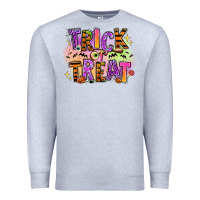 Heather Grey Trick or treat Premium Sweatshirt - RanaPortraitStore