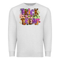Oatmeal Heather Trick or treat Premium Sweatshirt - RanaPortraitStore