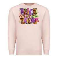 Pale Pink Trick or treat Premium Sweatshirt - RanaPortraitStore