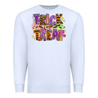 White Trick or treat Premium Sweatshirt - RanaPortraitStore
