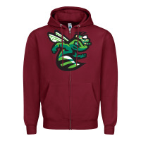 Burgundy augusta gifts,  greenjackets Zipper Hoodie - DesigneFamous
