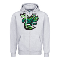 Heather Grey augusta gifts,  greenjackets Zipper Hoodie - DesigneFamous