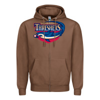 Chestnut clearwater gifts,  threshers Zipper Hoodie - DesigneFamous