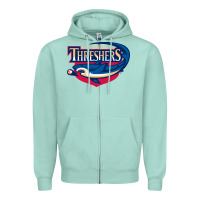 Seafoam clearwater gifts,  threshers Zipper Hoodie - DesigneFamous