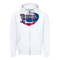White clearwater gifts,  threshers Zipper Hoodie - DesigneFamous