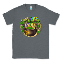 Charcoal Heather St. Patrick's Shamrock farm Classic Tee - CowGirlArtShop