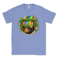 Colony Blue St. Patrick's Shamrock farm Classic Tee - CowGirlArtShop