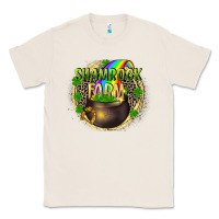 Natural St. Patrick's Shamrock farm Classic Tee - CowGirlArtShop