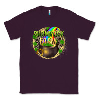 Plum St. Patrick's Shamrock farm Classic Tee - CowGirlArtShop