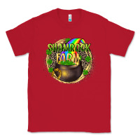 Red St. Patrick's Shamrock farm Classic Tee - CowGirlArtShop