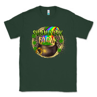 Sports Green St. Patrick's Shamrock farm Classic Tee - CowGirlArtShop