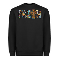 Black faith cross Heavyweight Sweatshirt - JahusDesignShop