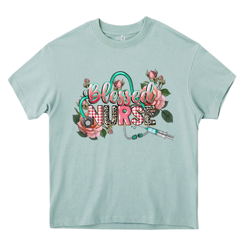 Blessed Nurse Heavy Core Tee by CowGirlArtShop | Teevron