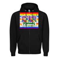 Black what a beautiful day to respect other people's pronouns  tumbler Zipper Hoodie - JahusDesignShop